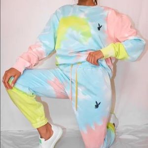 Missguided x Playboy Tie Dye Set